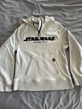 Star Wars Cream Speckled Half-Zip Pullover